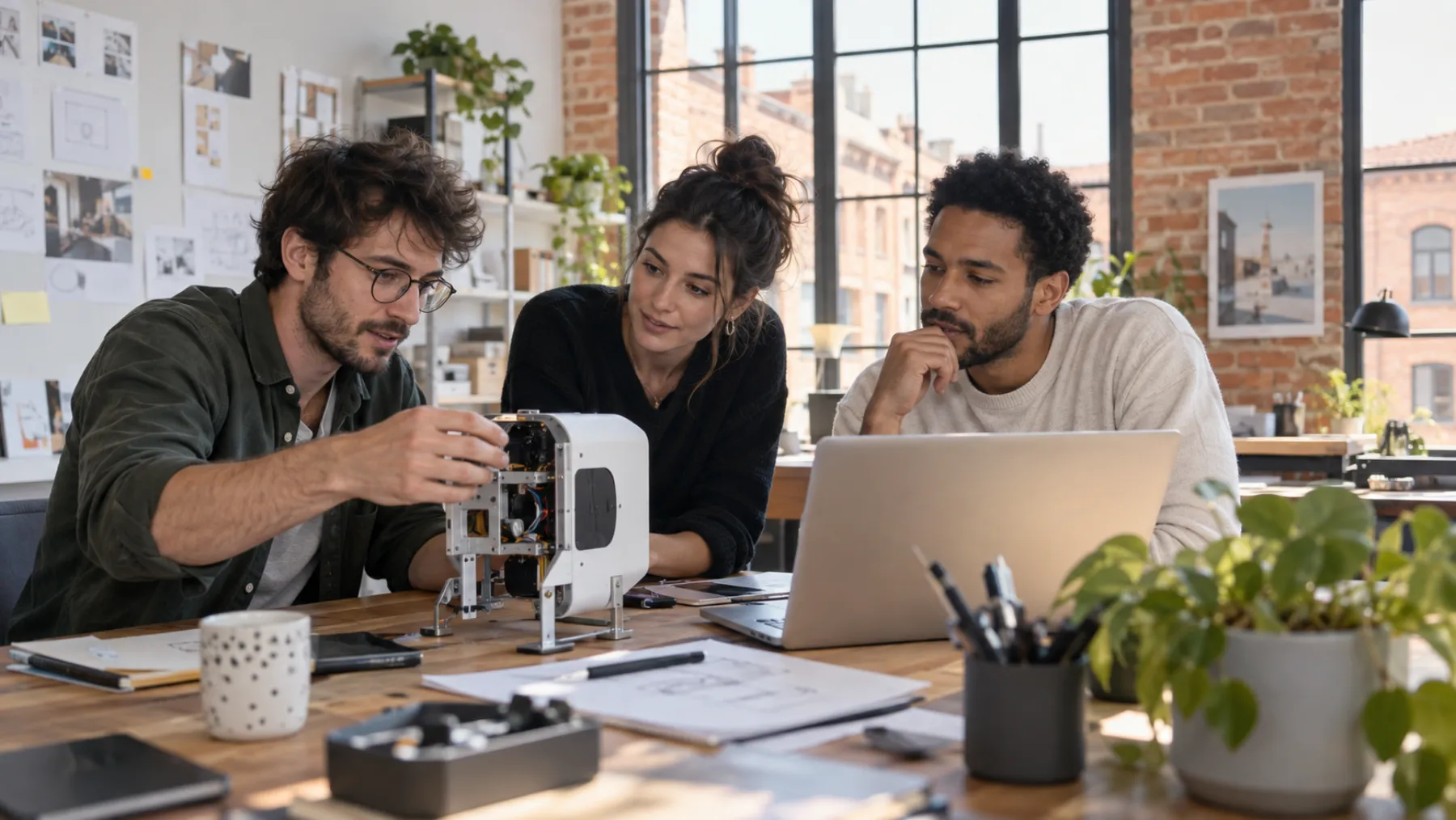 Une équipe innovante travaille autour d’un prototype à Toulouse