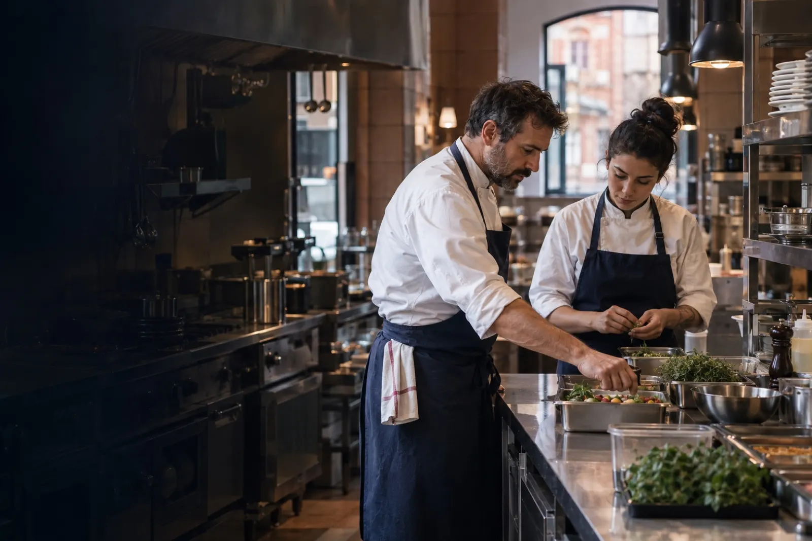 Entrepreneurs préparant la décision : ouvrir un restaurant à toulouse avec un modèle maîtrisé
